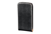 Mobiel - Covers & Cases - Hama Mobil Bag for HTC Salsa Flip-Front Zwart Leather - 106578