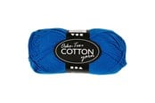 Garen & Accessoires - Creativ Company Cotton yarn Kobaltblauw 50gr 170m - 431270