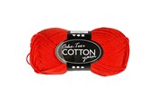 Garen & Accessoires - Creativ Company Cotton yarn Rood 50gr 170m - 431080