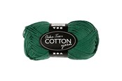 Garen & Accessoires - Creativ Company Cotton yarn Donkergroen 50gr 170m - 431290