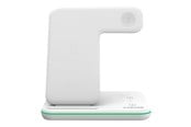 Mobiel - Adapters & Opladers - Canyon WS-303 wireless charging stand - 3-in-1 - 15 Watt - White - CNS-WCS303W