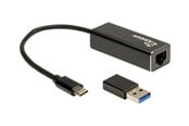 Netwerk-adapter (netwerkkaart, printserver, enz.) - Inter-Tech IT-732 USB Type C LAN Adapter - 88885593