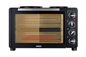 Magnetron - Unold 68885 All in One - electric oven with hot plates - Zwart - 68885