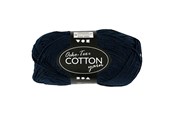 Garen & Accessoires - Creativ Company Cotton yarn Donkerblauw 50gr 170m - 431280