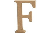 Schrijf- en tekenartikelen - Creativ Company Letter F MDF 13cm 1pc. - 56315