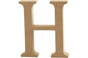 Schrijf- en tekenartikelen - Creativ Company Letter H MDF 13cm 1 stuk. - 56317