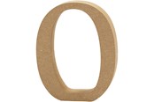 Schrijf- en tekenartikelen - Creativ Company Letter O MDF 13cm 1 stuk. - 56324