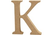 Schrijf- en tekenartikelen - Creativ Company Letter K MDF 13cm 1 stuk. - 56320