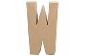 Schrijf- en tekenartikelen - Creativ Company Letter Papier-mache - W - 26622