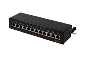 Accessoires - LogiLink Cat.6 Patch Panel 12 ports shielded PC Zwart - NP0017
