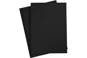 Papier, fotopapier en etiketten - Creativ Company Papier Zwart A4 80gr 20pcs. - 218012