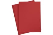 Papier, fotopapier en etiketten - Creativ Company Papier Rood A4 80gr 20pcs. - 218013