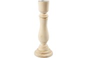 Schrijf- en tekenartikelen - Creativ Company Candlestick Wood 16.5cm - 57604