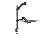 Monitorbevestiging - LogiLink Sit-stand workstation monitor desk mount 13–27" - BP0030