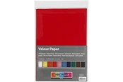 Papier, fotopapier en etiketten - Creativ Company Velor Paper Color A4 10 Sheets - 270690