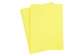 Papier, fotopapier en etiketten - Creativ Company Colored Cardboard Canary Geel A4 20 sheets - 21111