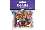 Creatief spelen - Creativ Company Kralen Rainbow Multi Mix - 699841