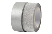 Tape & Lijm - Creativ Company Self-adhesive glitter film / masking tape - 25221
