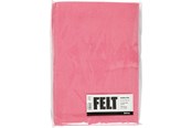 Schrijf- en tekenartikelen - Creativ Company Hobby Felt Pink A4 10 Sheets - 45505
