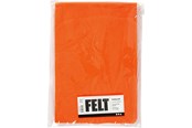 Schrijf- en tekenartikelen - Creativ Company Hobby Felt Orange A4 10 Sheets - 45503