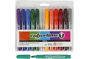 Hobby artikelen - Creativ Company Colortime - Marker 5 mm - 12 stuks - 37348