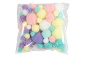 Schrijf- en tekenartikelen - Creativ Company Pom-poms Pastelkleuren 62gr. - 518950