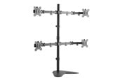 Monitorbevestiging - LogiLink Quad Monitorstandaard 13–32" Staal ARM length: each 460 mm - BP0046