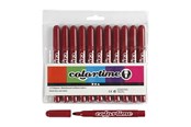 Hobby artikelen - Creativ Company Wijn rood Jumbo markers 12st. - 37353