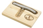 Keukengerei - Jean Dubost Kurkentrekker stalen open houten kist - JL0013781L06018