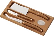Keukengerei - Jean Dubost Laguiole Cheese Set (Olive Wood) - JL0032525BV1051