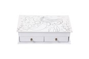 Schrijf- en tekenartikelen - Creativ Company Jewelery box Papier mâché Mermaid with mirror - 50440