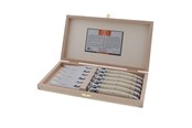 Keukengerei - Jean Dubost Messen wit 2,5 mm, 6 stuks Laguiole - JL0060084L01017