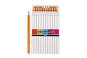 Hobby artikelen - Creativ Company Triangular Jumbo colored pencils - Oranje 12pcs. - 38171