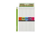 Hobby artikelen - Creativ Company Triangular Jumbo colored pencils - Light green 12pcs - 38178