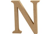 Schrijf- en tekenartikelen - Creativ Company Letter N MDF 13cm 1pc. - 56323