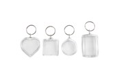 Schrijf- en tekenartikelen - Creativ Company Keychain Shapes 4pcs. - 512730