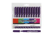 Hobby artikelen - Creativ Company Purple Jumbo pens 12pcs. - 37332