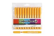 Hobby artikelen - Creativ Company Warm yellow Jumbo pens 12pcs. - 37350