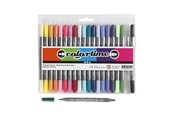 Hobby artikelen - Creativ Company Dubbelzijdige pennen - Extra kleuren 20 stuks. - 37992