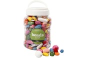 Creatief spelen - Creativ Company Wooden Kralen Kleur 175gr. - 684760