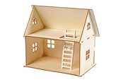 Dolls & Accessories - Creativ Company DIY Houten Poppenhuis - 57879
