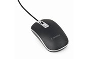 Muis - Gembird - Muis - USB - Zwart Zilver - Muis - Optisch - 4 knoppen - Zilver - MUS-4B-06-BS