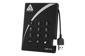 Harde schijf - Extern - Apricorn Aegis Padlock 3.0 - 2TB - External Hard drive - Black - A25-3PL256-2000