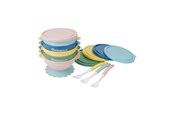 Babyspullen - Badabulle Set of 5 non-slip bowls + spoons - B005107