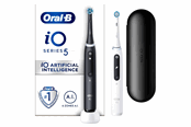 Elektrische tandenborstel - Oral-B Elektrische tandenborstel iO5 Duo Zwart/wit - 2 handles - 4210201414841