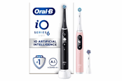 Elektrische tandenborstel - Oral-B Elektrische tandenborstel iO6 Duo Pack Zwart Lava/Pink Tan - 2 handles - 4210201448877