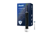 Elektrische tandenborstel - Oral-B Elektrische tandenborstel Vitality Pro Zwart + Extra Refill - 4210201432326