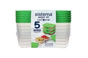 Keuken accessoires - Sistema Maaltijdvoorbereiding 5Pack870 ml - 59165