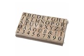 Schrijf- en tekenartikelen - Creativ Company Wooden Stamp Set 45pcs. - 28567