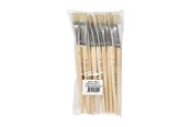 Hobby artikelen - Creativ Company Wooden brushes - Nr. 14 Short handle 12st. - 10614